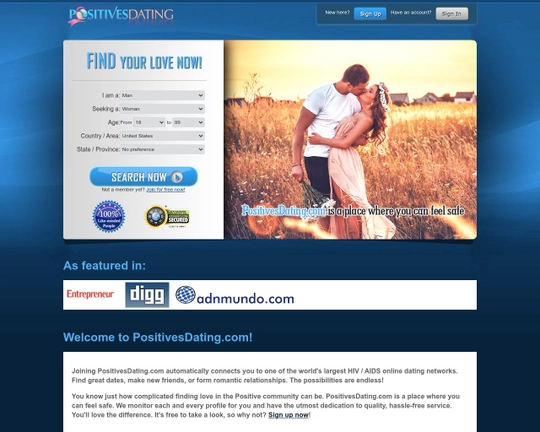 HIV Positive Dating Logo